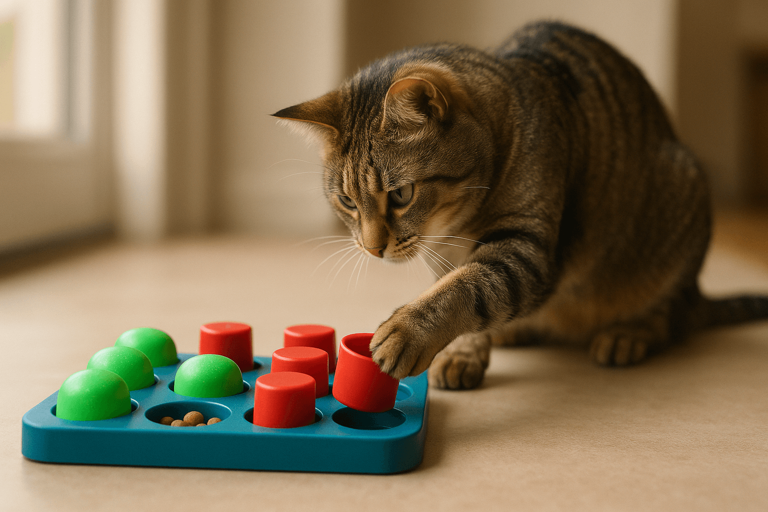 Giochi interattivi per gatti: stimola mente e corpo del tuo micio